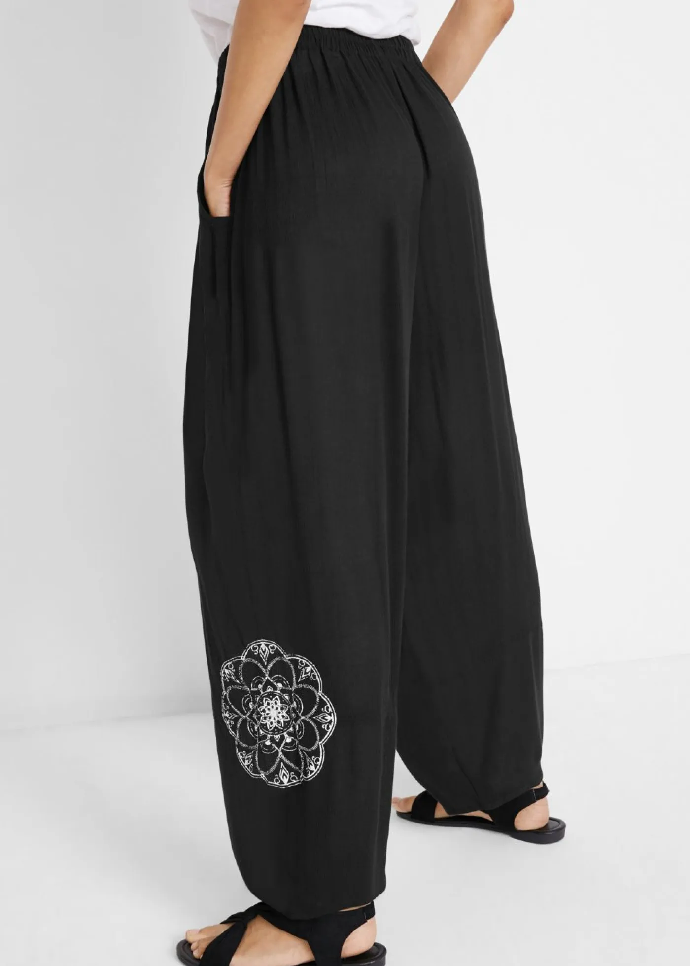 Best Pantalón bombacho de viscosa Mujer Pantalones