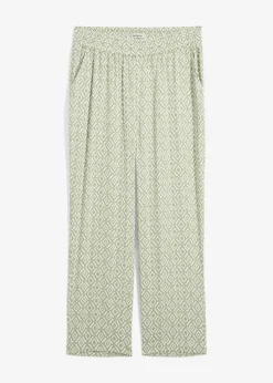 Pantalón bombacho de viscosa Mujer Conjuntos De Ropa|Pantalones