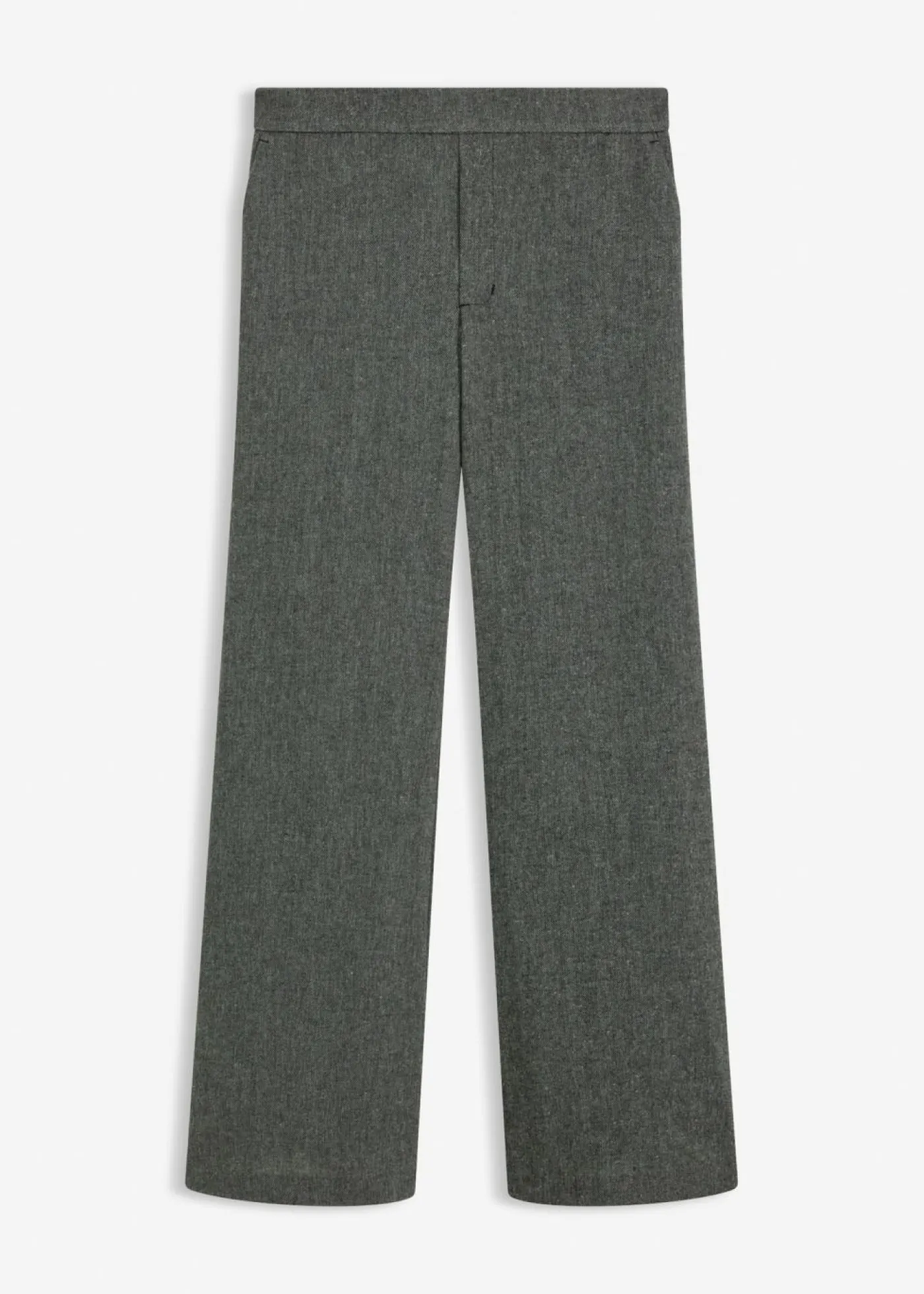 Outlet Pantalón bootcut de estilo tweed Mujer Pantalones
