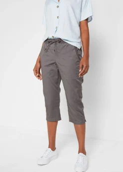 Discount Pantalón capri con cordón Mujer Pantalones
