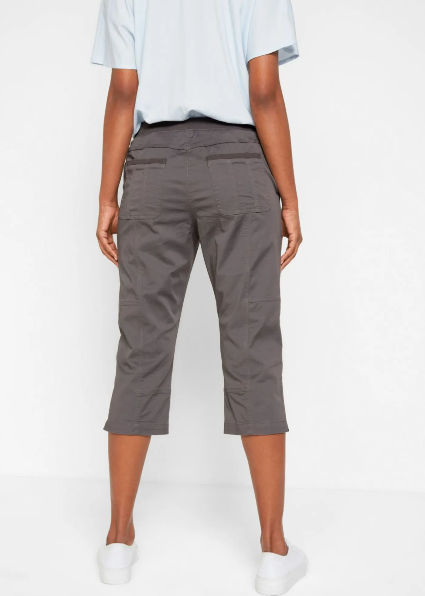 Discount Pantalón capri con cordón Mujer Pantalones