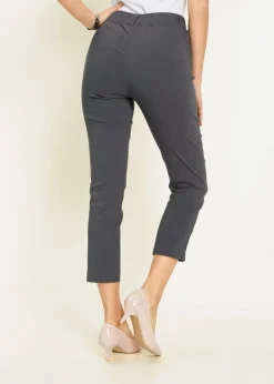 Clearance Pantalón capri de bengalina Mujer Pantalones