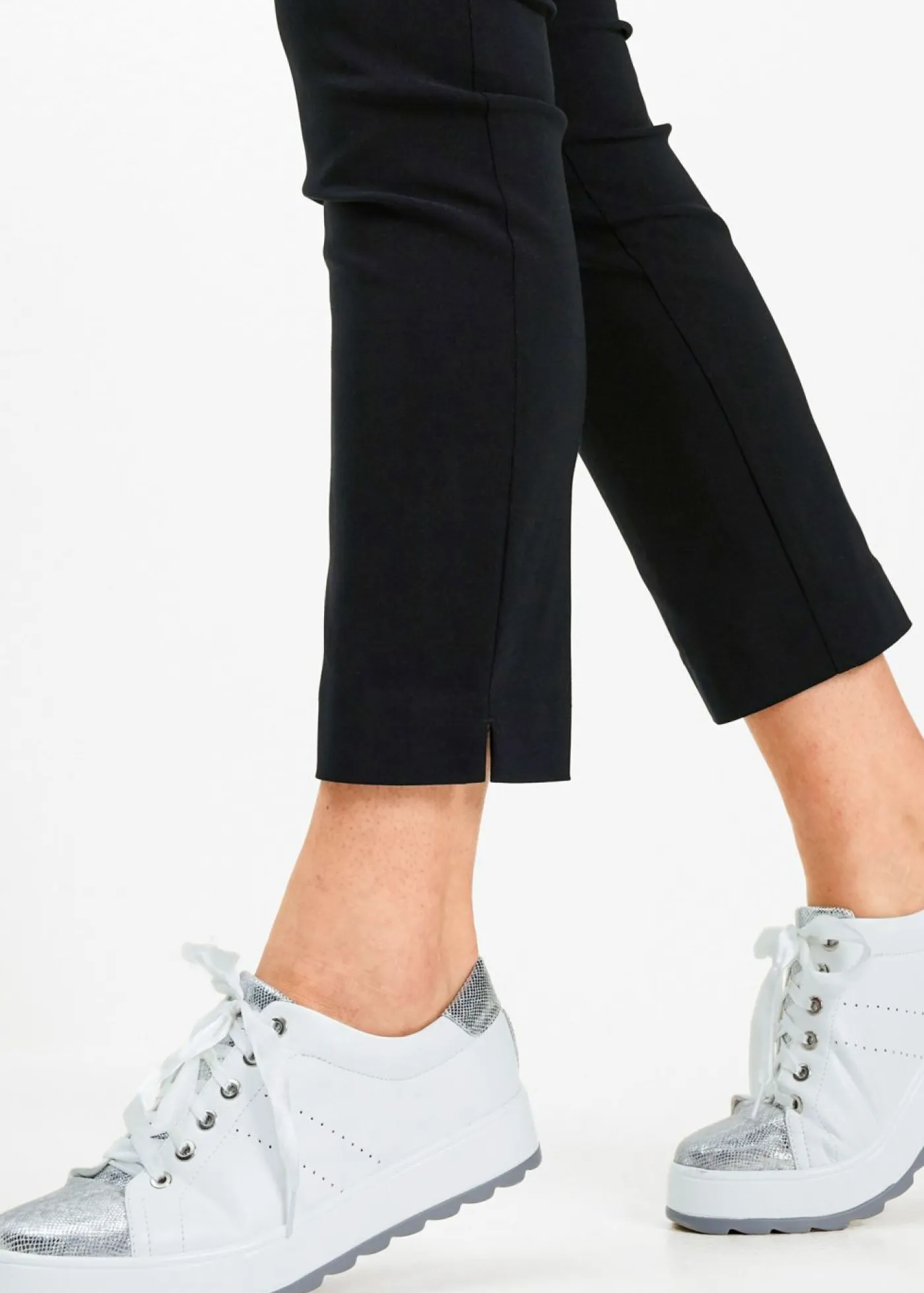Online Pantalón capri de bengalina Mujer Pantalones