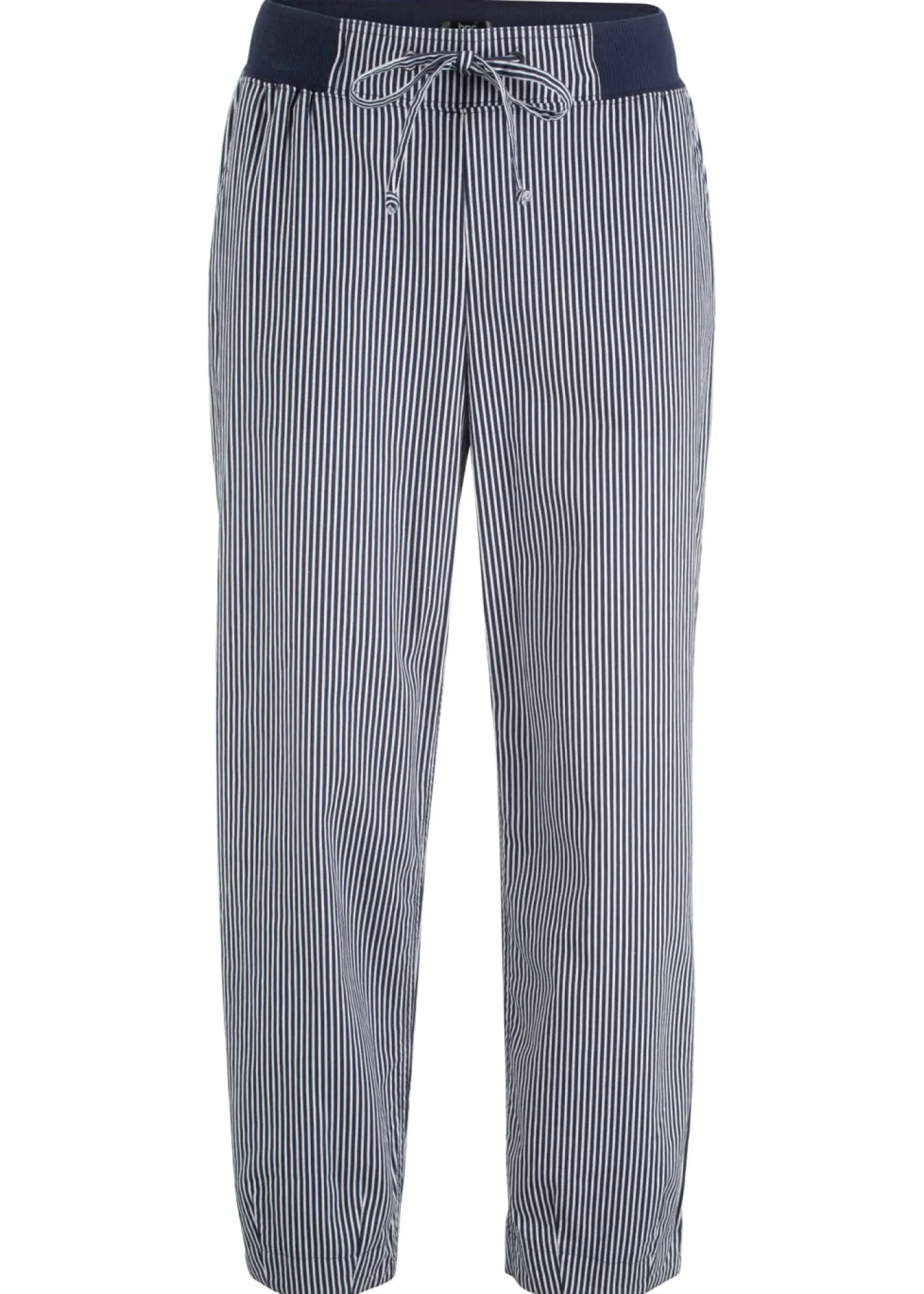 Outlet Pantalón capri de lino Mujer Pantalones