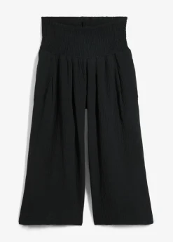 Discount Pantalón capri de muselina suave Mujer Pantalones