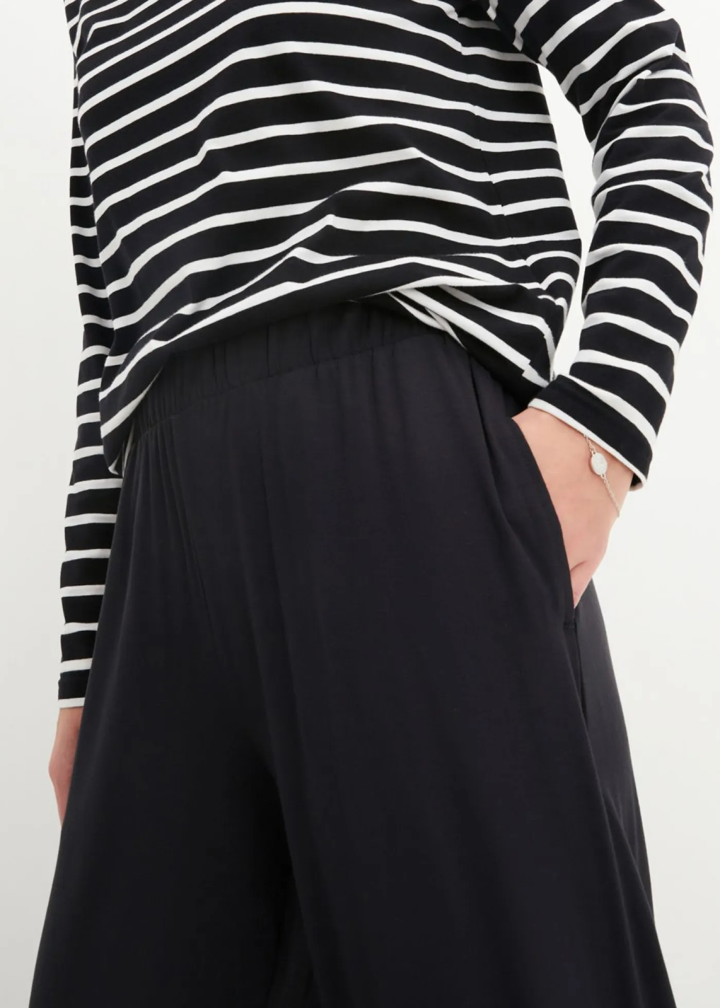 New Pantalón capri de talle alto (2 unidades) Mujer Ropa Cómoda|Pantalones