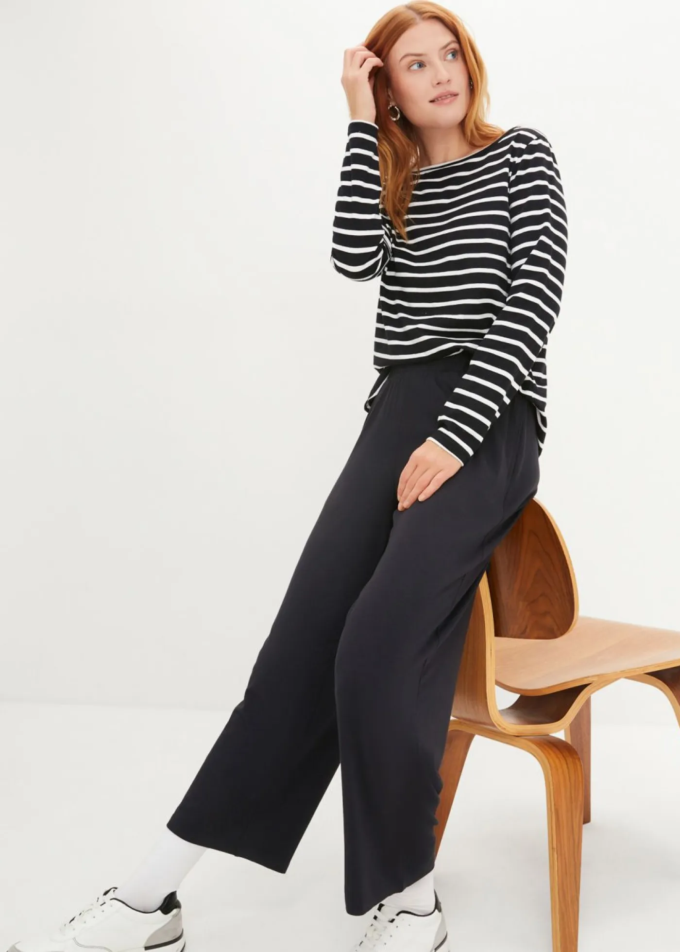New Pantalón capri de talle alto (2 unidades) Mujer Ropa Cómoda|Pantalones