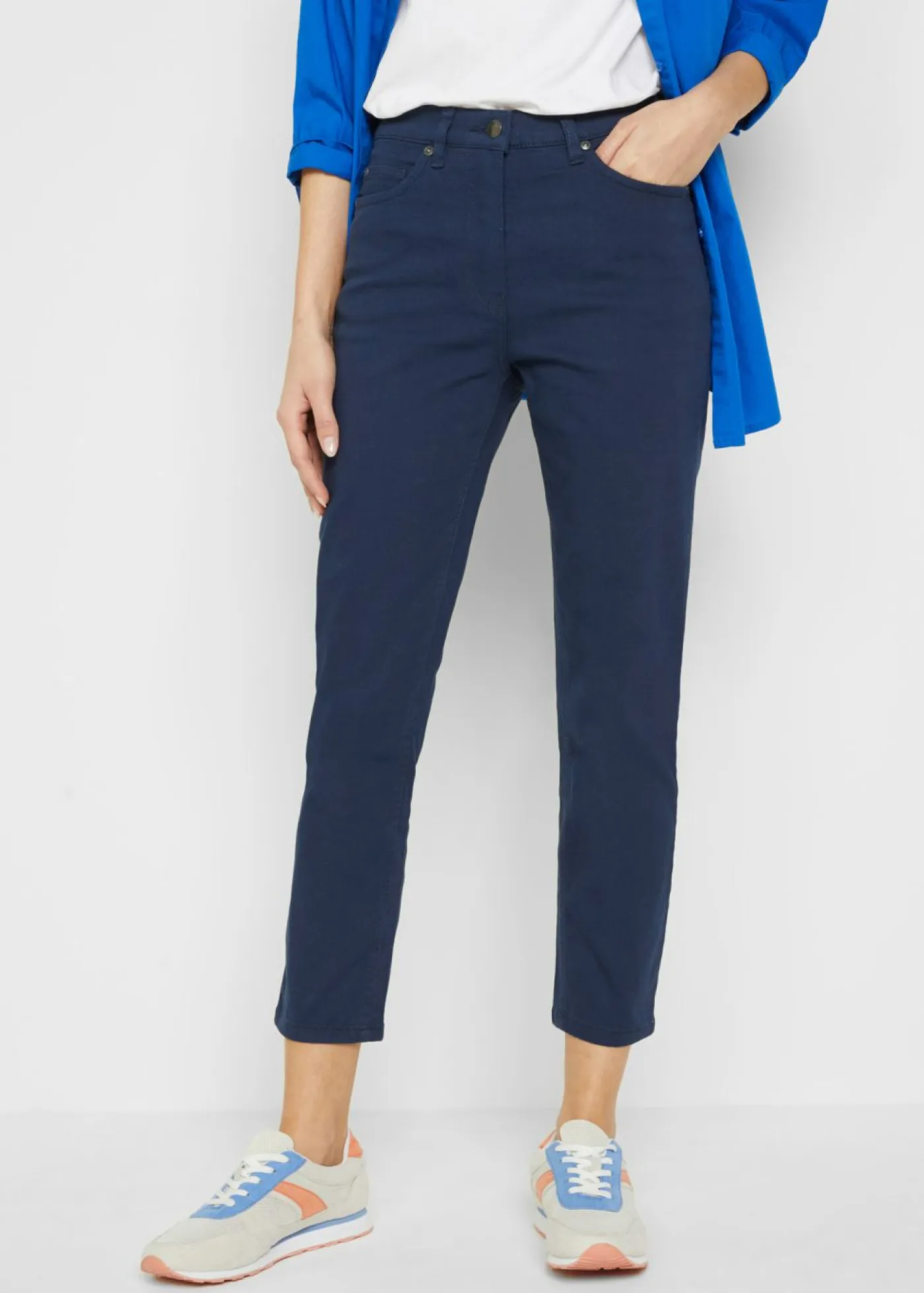 Clearance Pantalón capri de tiro alto Mujer Pantalones|Novedades