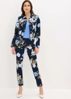 Hot Pantalón capri elástico de algodón Mujer Pantalones|Novedades