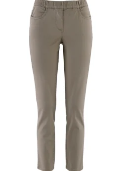 Clearance Pantalón capri sin cierre con elástico Mujer Pantalones|Novedades