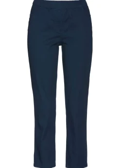 Clearance Pantalón capri sin cierre con elástico Mujer Pantalones|Novedades