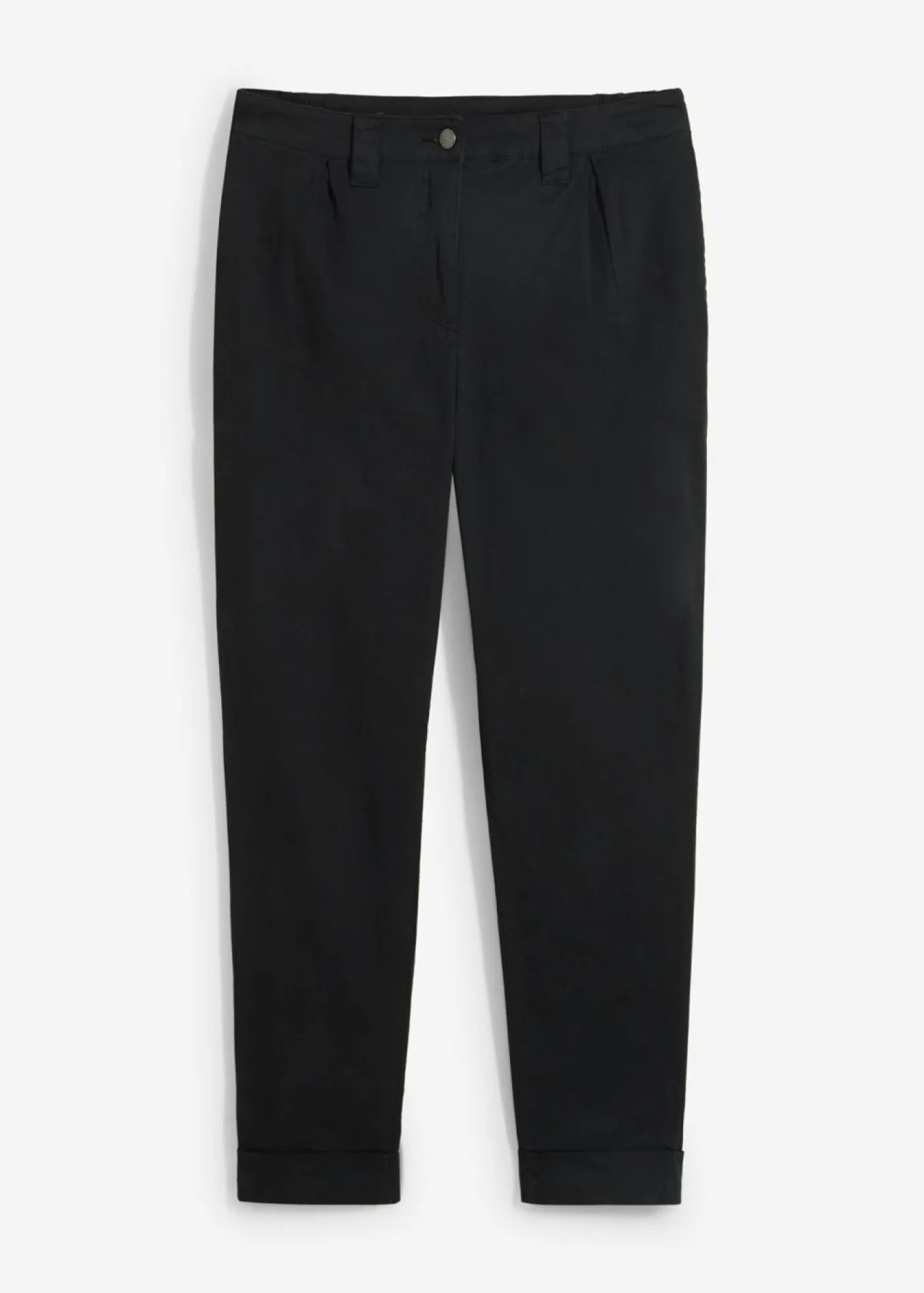 Discount Pantalón chino de algodón hasta el tobillo Mujer Pantalones|Tallas Pequeñas