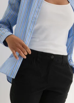 Discount Pantalón chino de algodón hasta el tobillo Mujer Pantalones|Tallas Pequeñas
