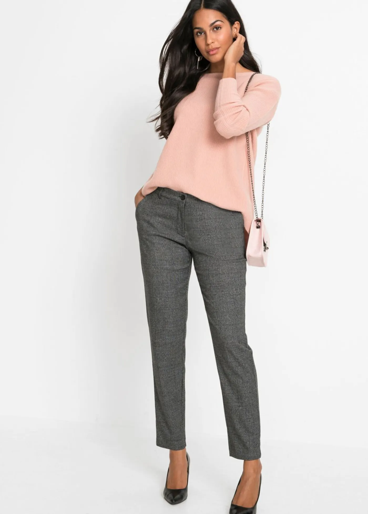 Best Pantalón chino de cuadros Mujer Pantalones