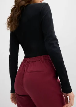 Pantalón chino de mezcla de viscosa Mujer Pantalones