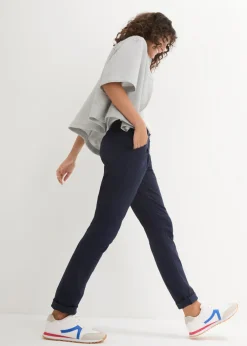 Clearance Pantalón chino elástico Mujer Pantalones|Tallas Pequeñas