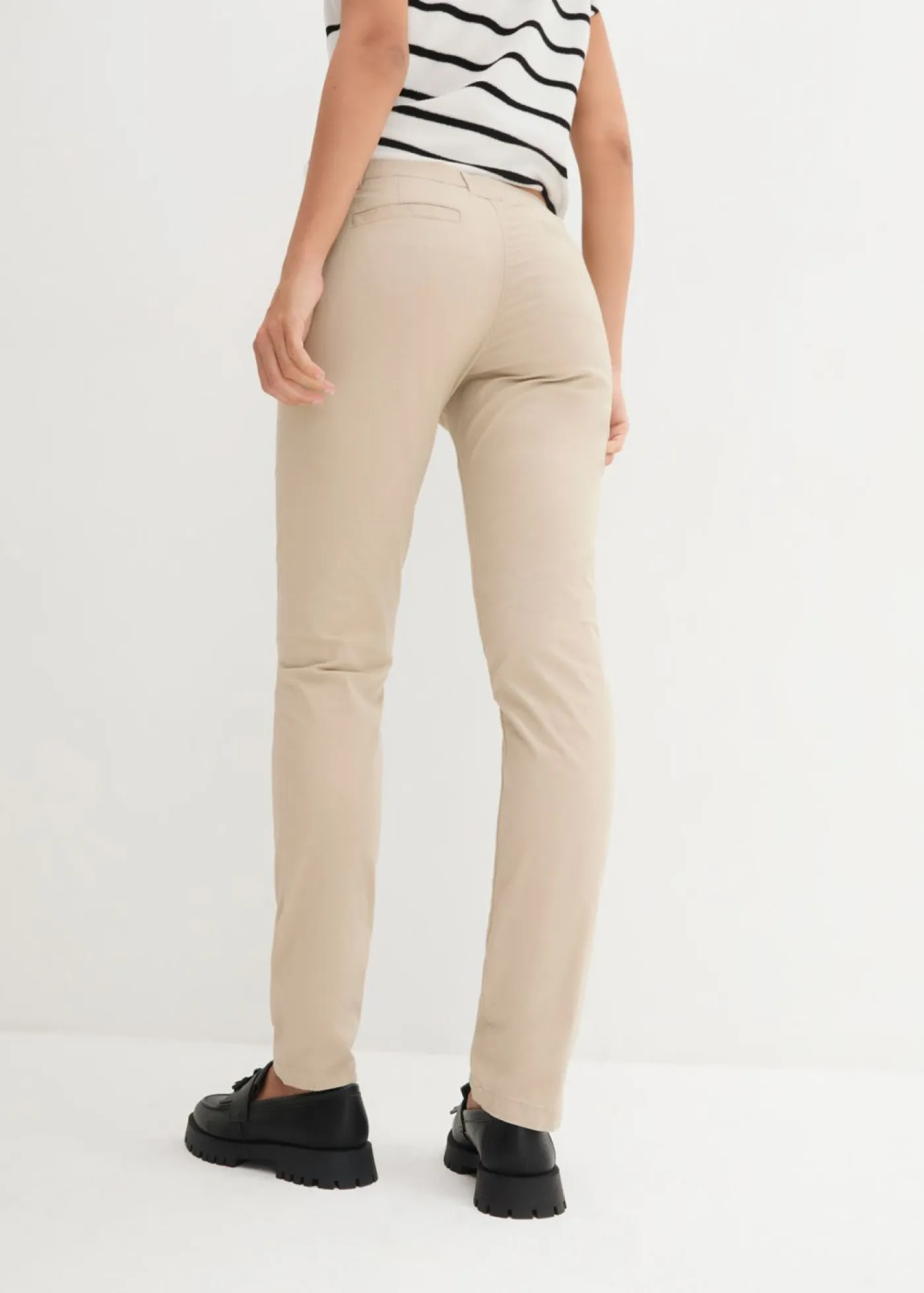 Hot Pantalón chino elástico Mujer Pantalones|Tallas Pequeñas