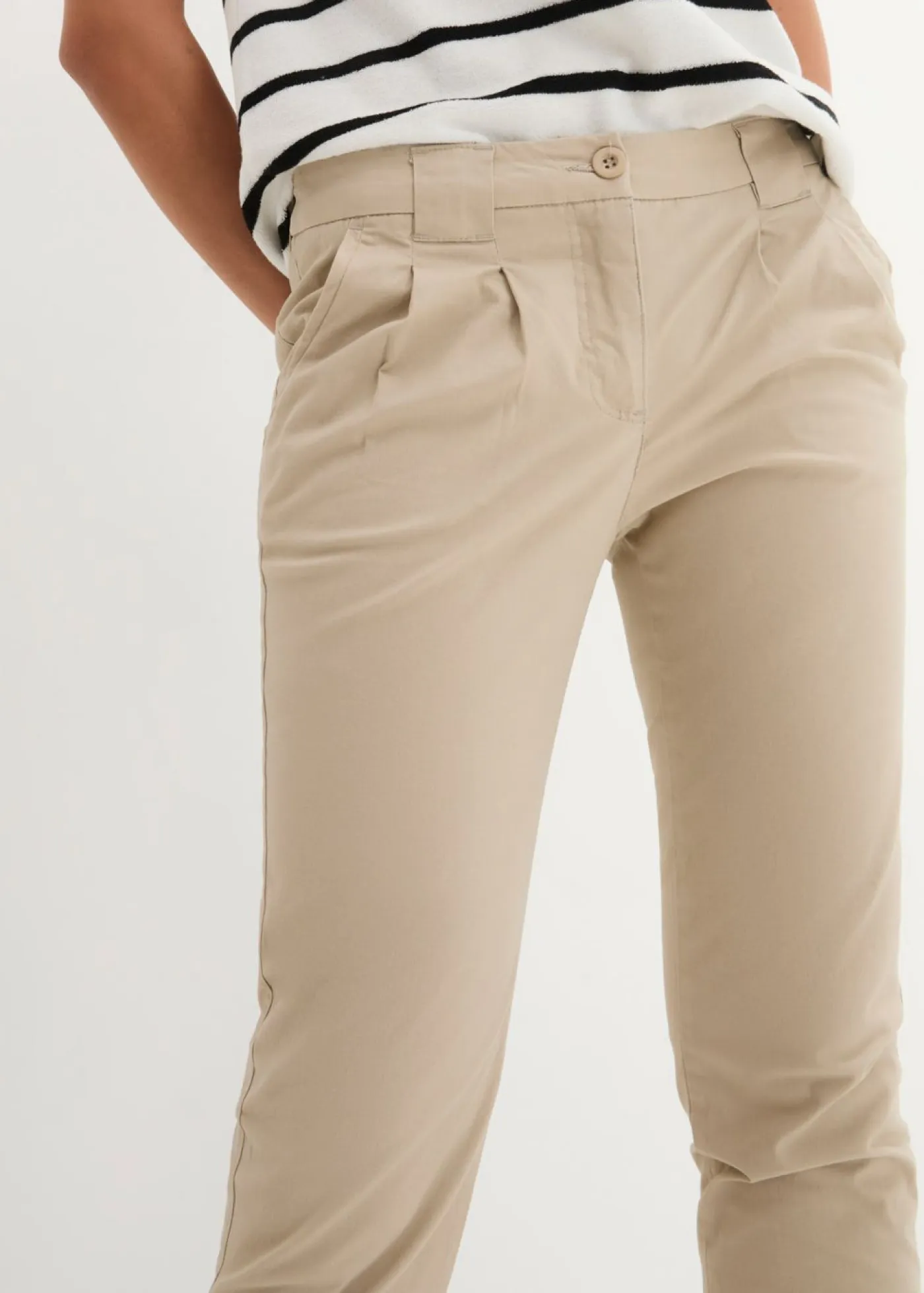 Hot Pantalón chino elástico Mujer Pantalones|Tallas Pequeñas