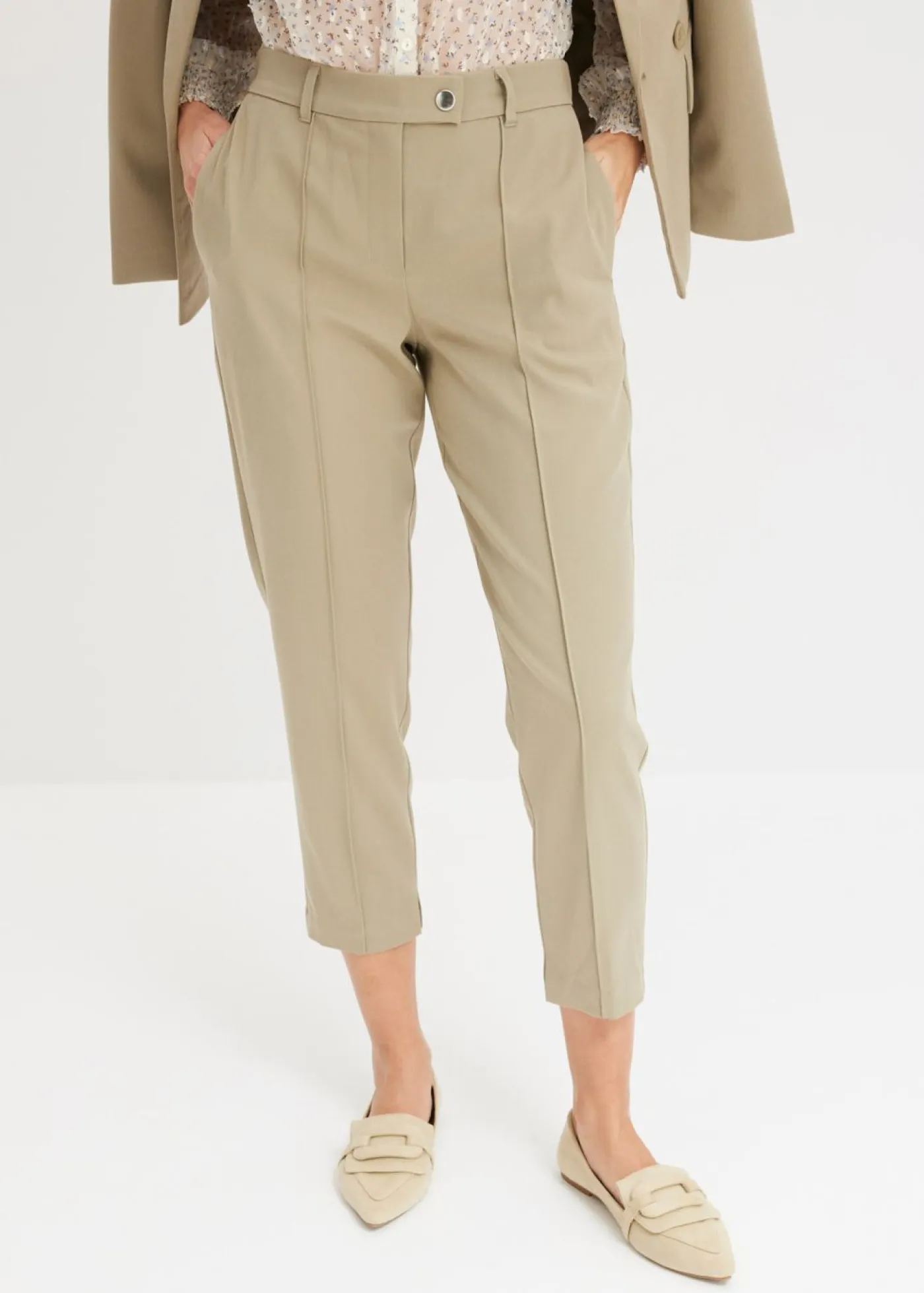 Pantalón con cintura cómoda Mujer Pantalones|Novedades