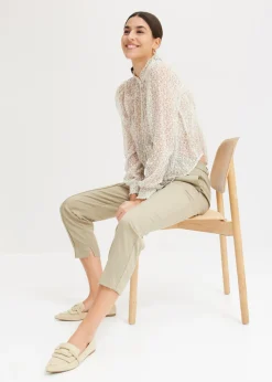 Pantalón con cintura cómoda Mujer Pantalones|Novedades
