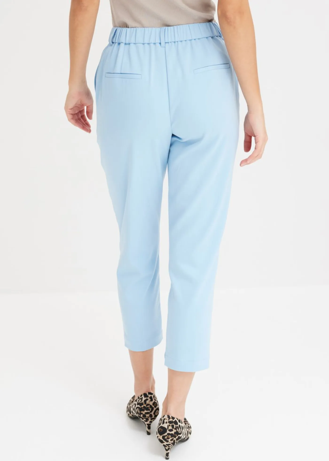 Pantalón con cintura cómoda Mujer Pantalones|Novedades