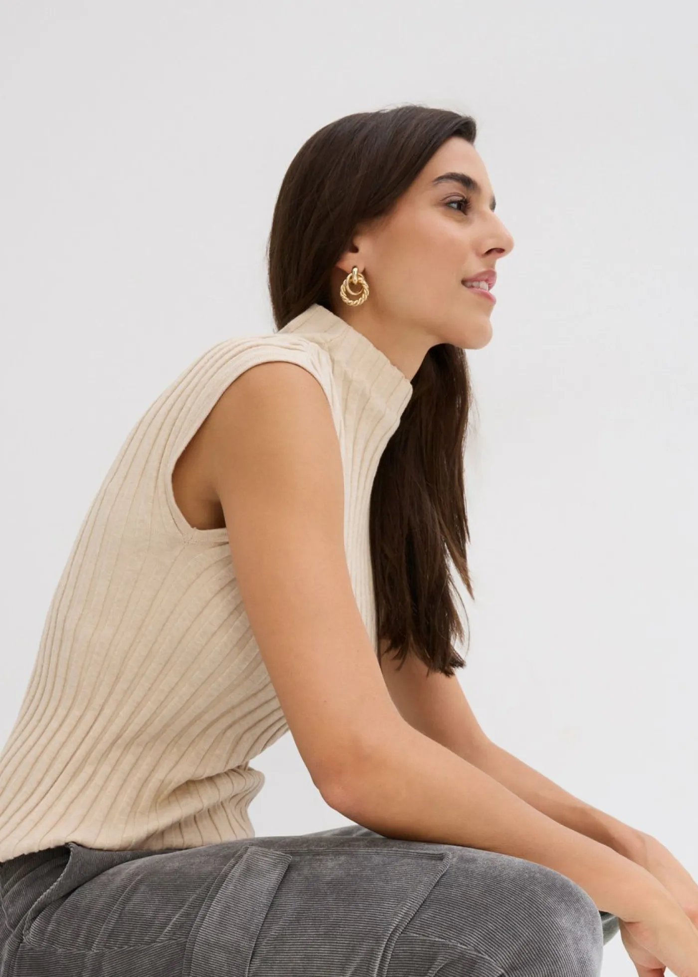 Best Pantalón con cinturilla elástica Mujer Pantalones