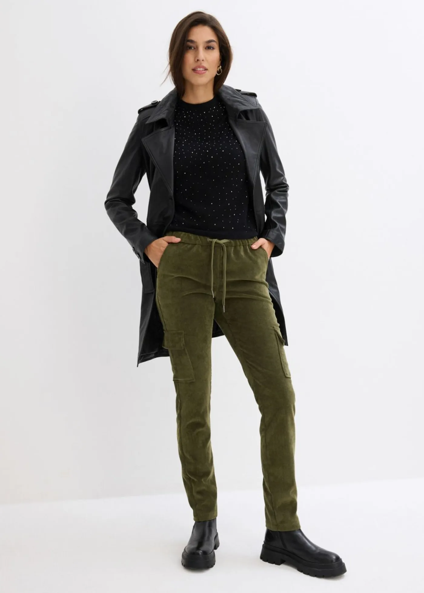 Best Pantalón con cinturilla elástica Mujer Pantalones