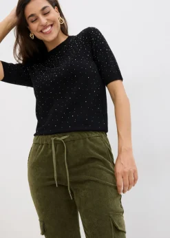 Best Pantalón con cinturilla elástica Mujer Pantalones