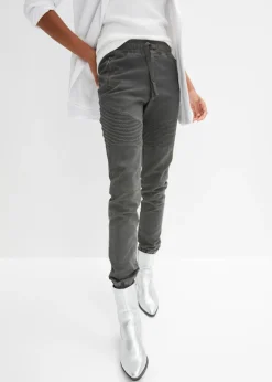Best Pantalón con detalles biker Mujer Pantalones