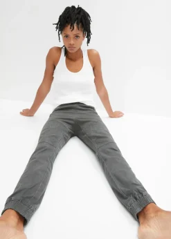 Best Pantalón con detalles biker Mujer Pantalones
