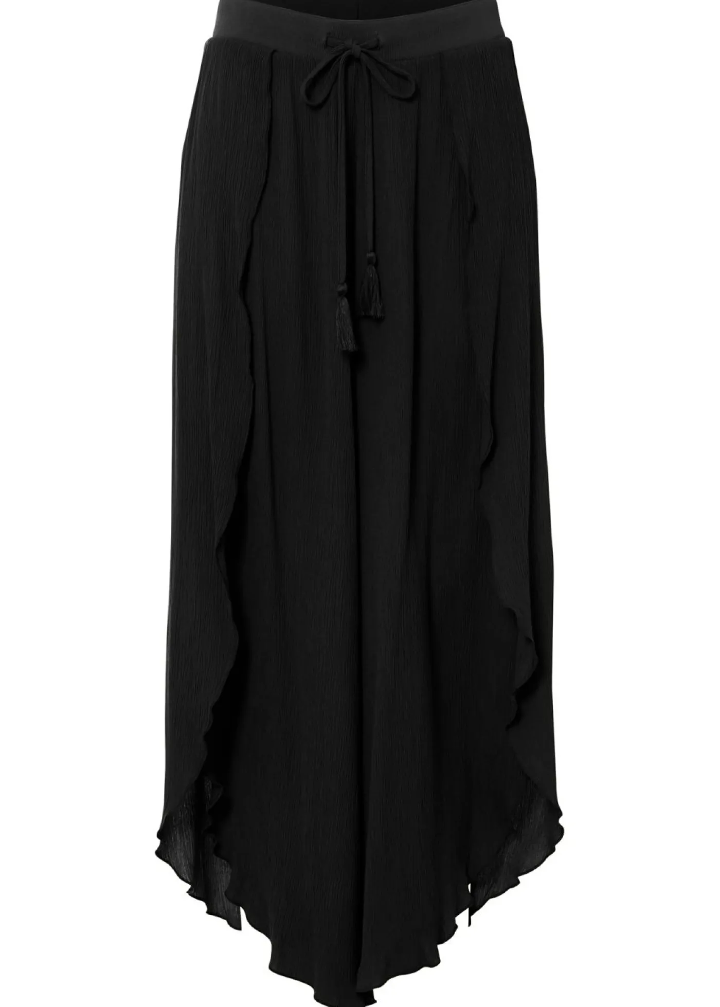 Best Pantalón con efecto arrugado estructurado Mujer Pantalones