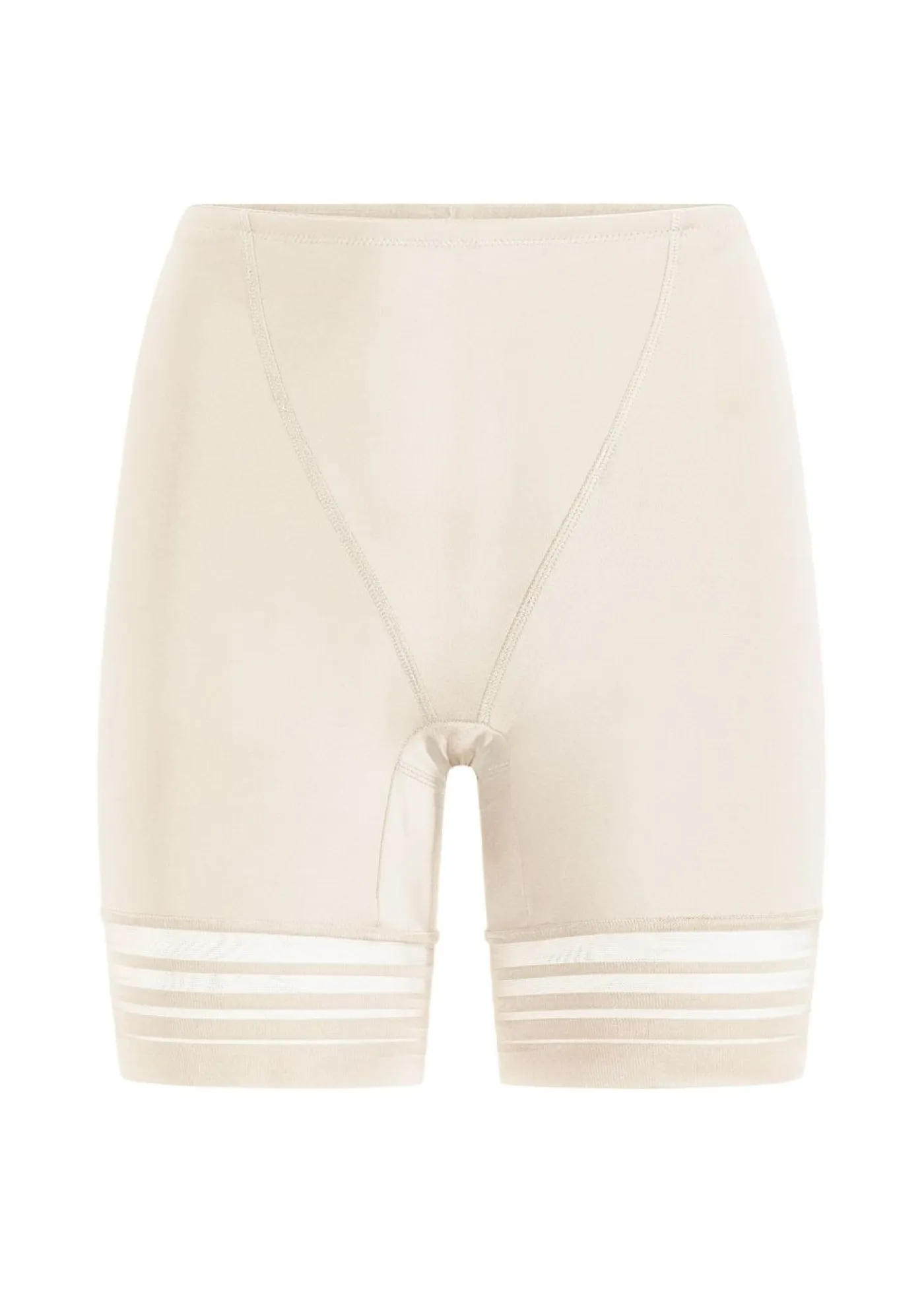 Pantalón con efecto moldeador medio Mujer Shorts Moldeadores|Básicos