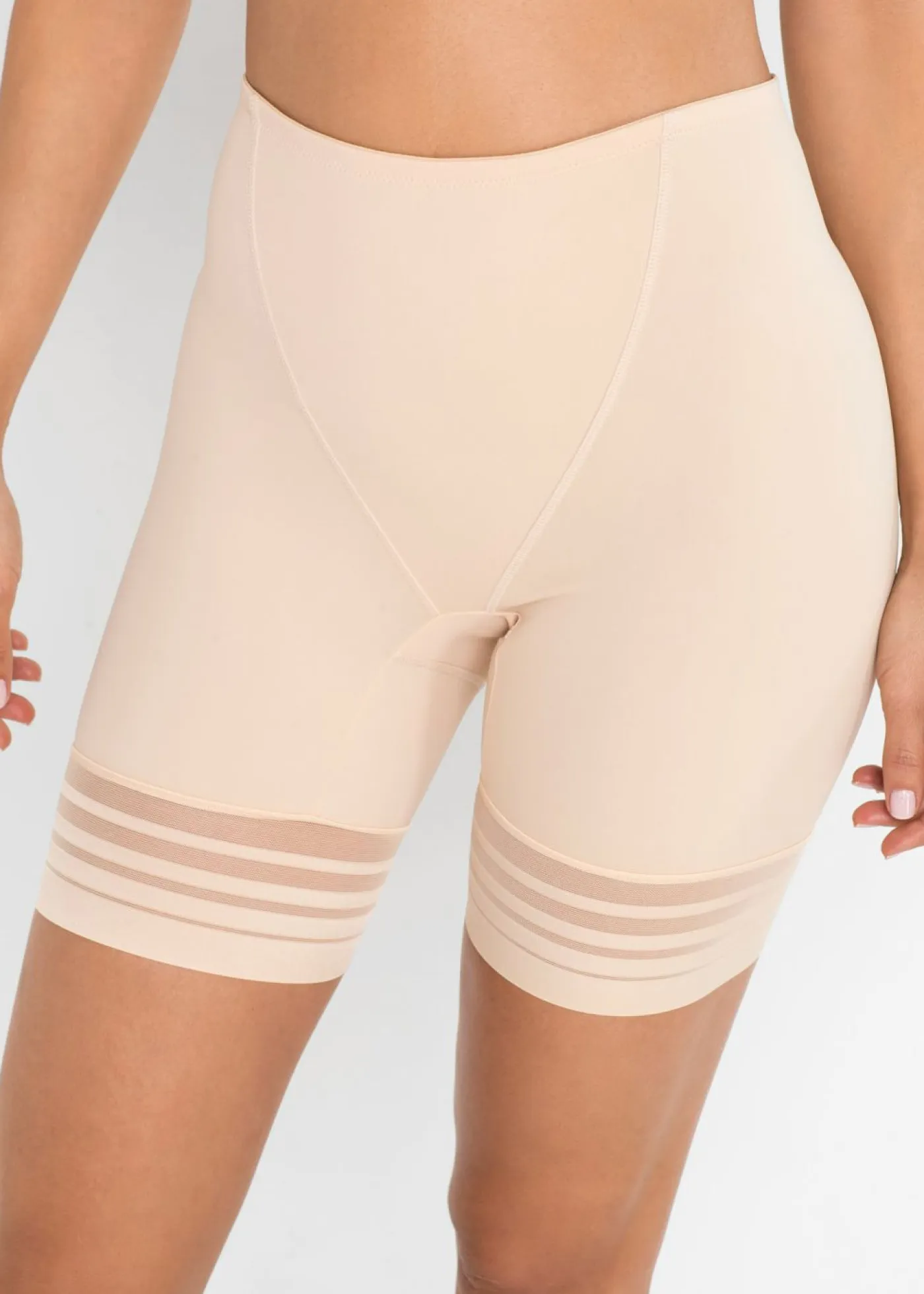 Pantalón con efecto moldeador medio Mujer Shorts Moldeadores|Básicos