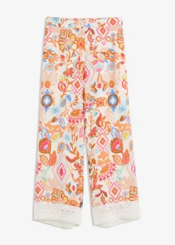 Discount Pantalón con encaje Mujer Pantalones