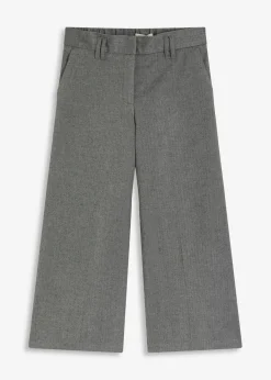 Online Pantalón con espiga en aspecto de lana Mujer Shorts|Pantalones