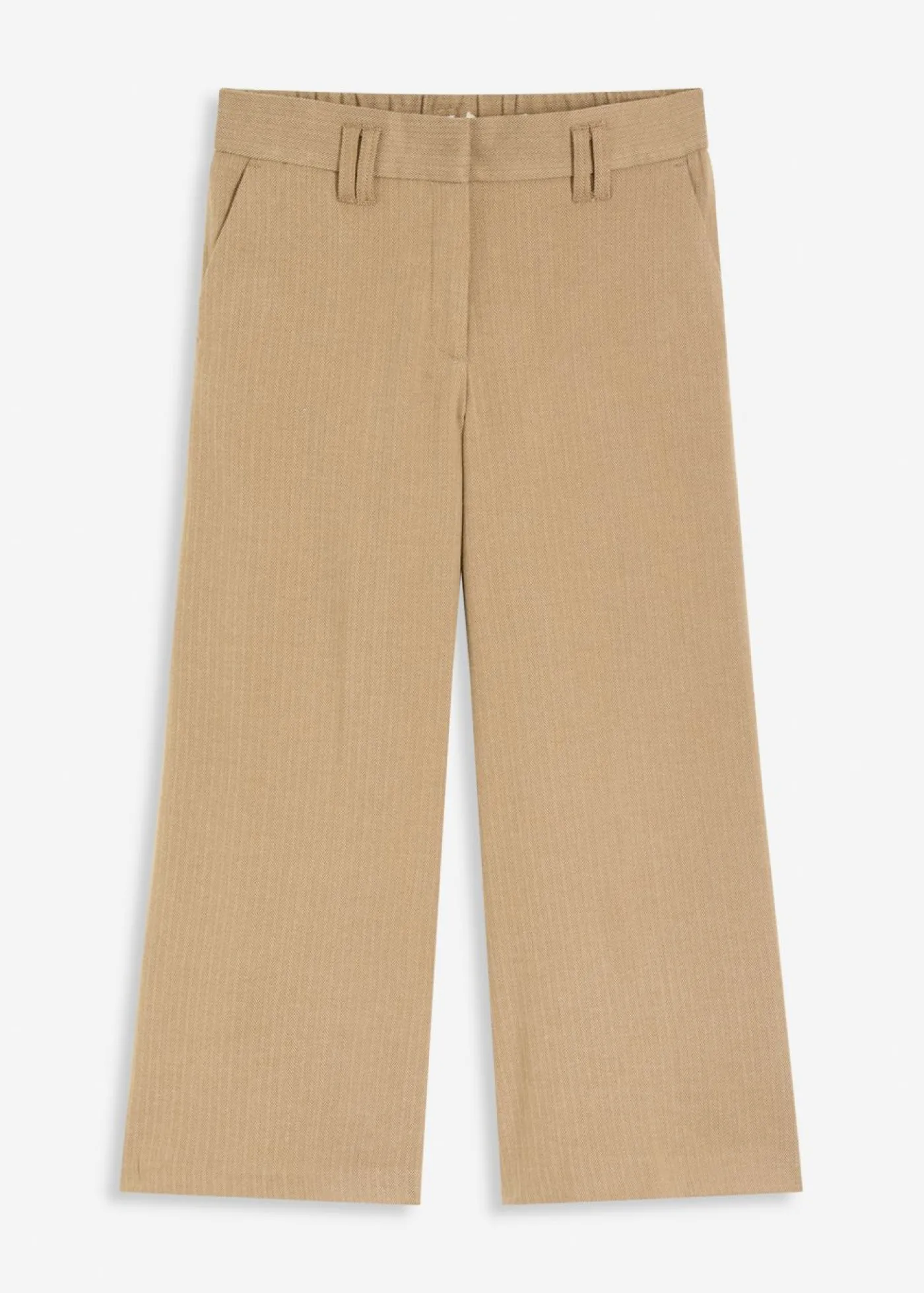 Outlet Pantalón con espiga en aspecto de lana Mujer Shorts|Pantalones