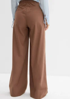 Discount Pantalón con pinzas y cinturilla cómoda Mujer Pantalones