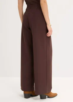 Sale Pantalón con pinzas y cinturilla cómoda Mujer Pantalones