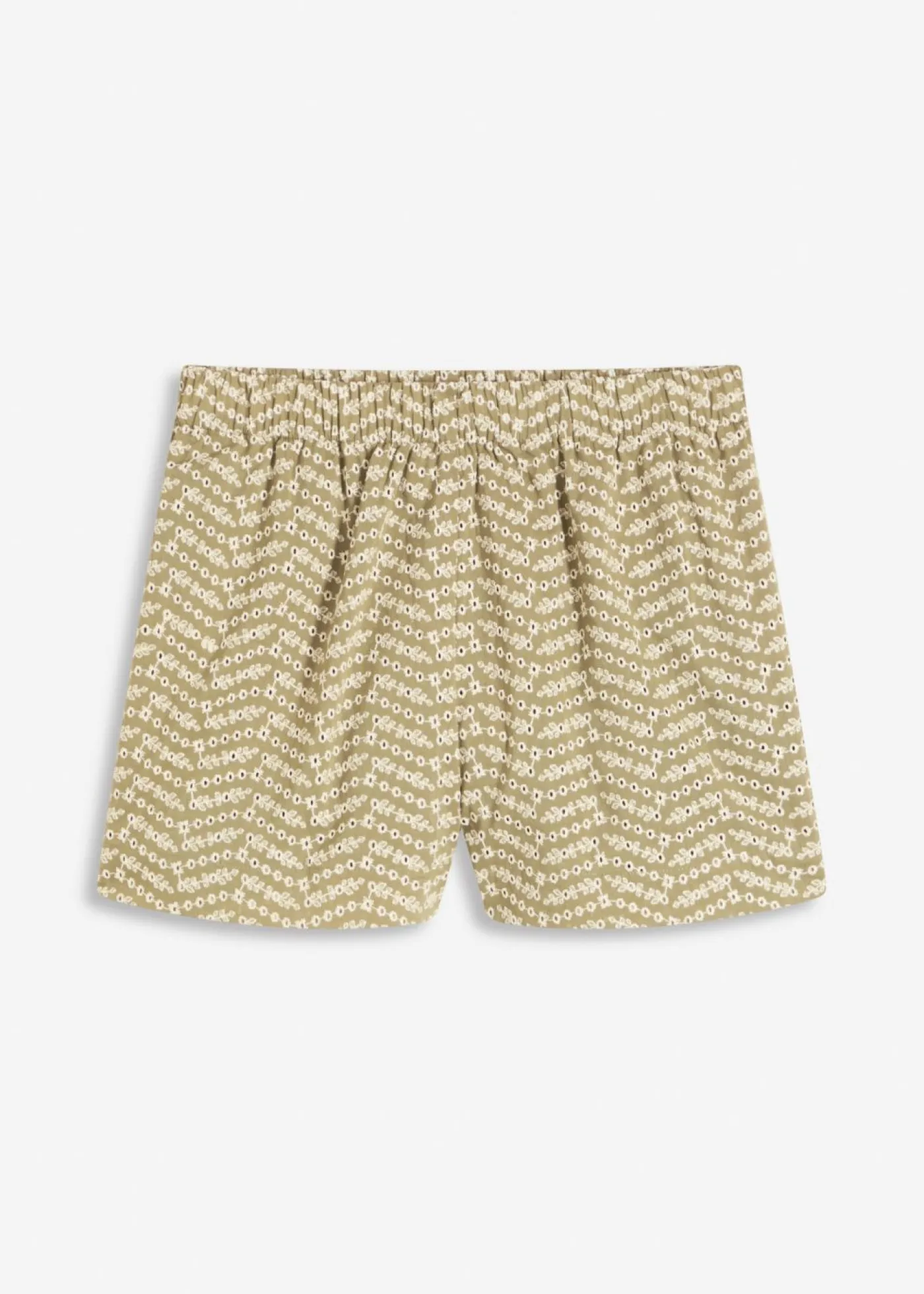 Hot Pantalón corto con bordado calado Mujer Shorts|Pantalones