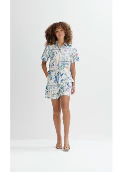 Sale Pantalón corto con contenido de seda Mujer Premium|Shorts