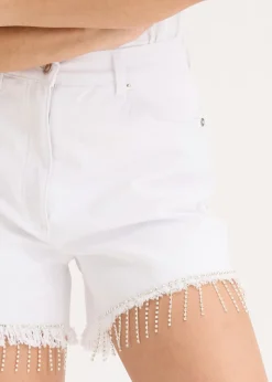 Outlet Pantalón corto con detalle de cadena Mujer Shorts|Pantalones