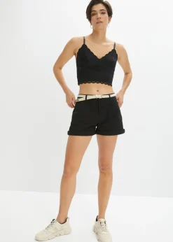 Outlet Pantalón corto de algodón Mujer Shorts|Pantalones
