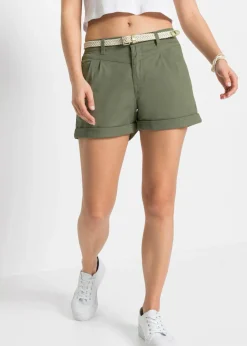 Discount Pantalón corto de algodón Mujer Shorts|Pantalones