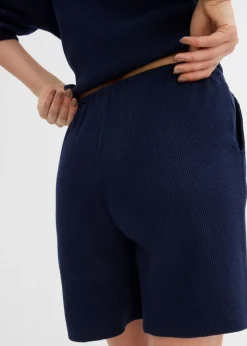 Hot Pantalón corto de algodón puro con estructura Mujer Conjuntos De Ropa|Shorts