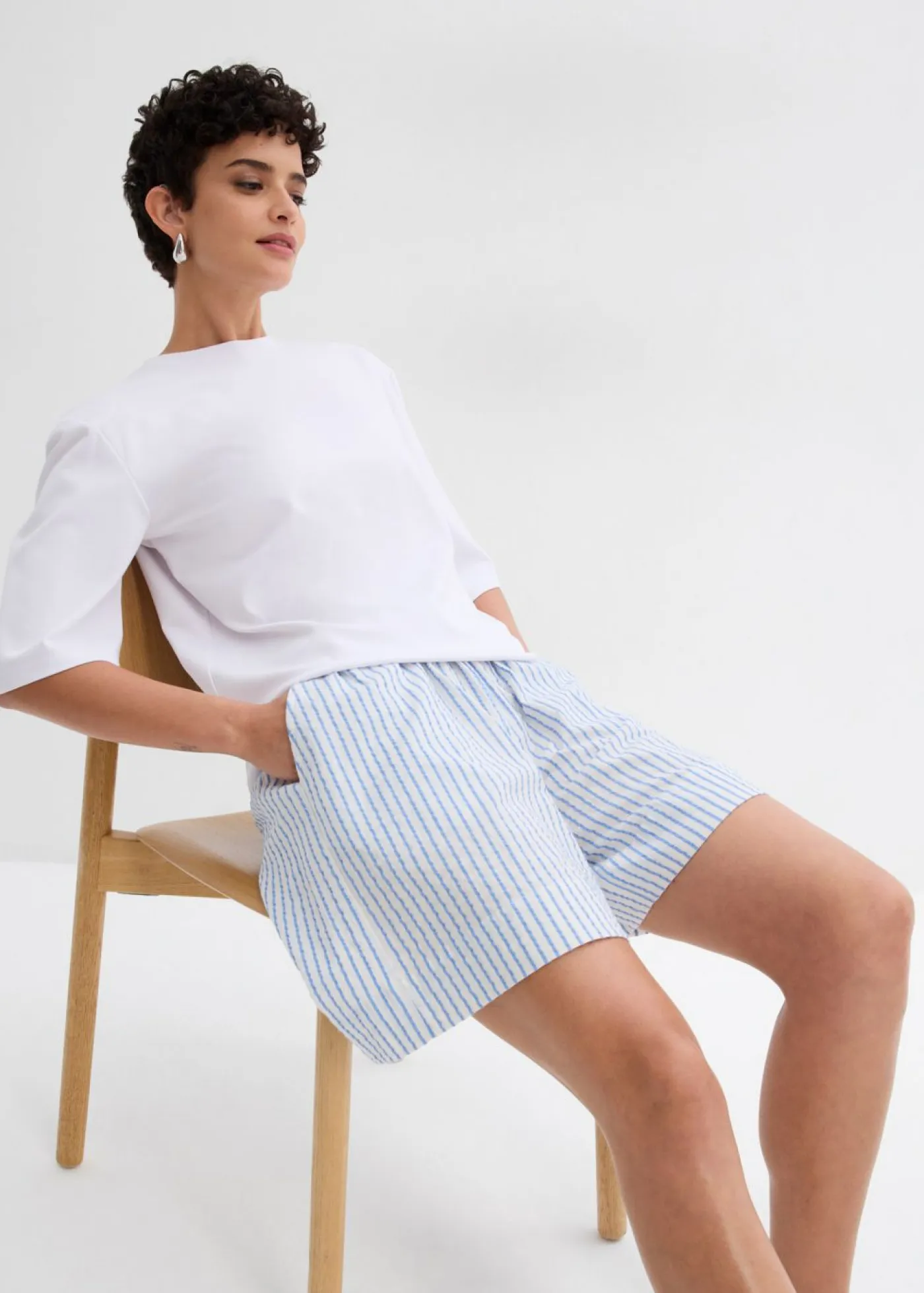 Best Pantalón corto de algodón puro Mujer Esenciales|Shorts
