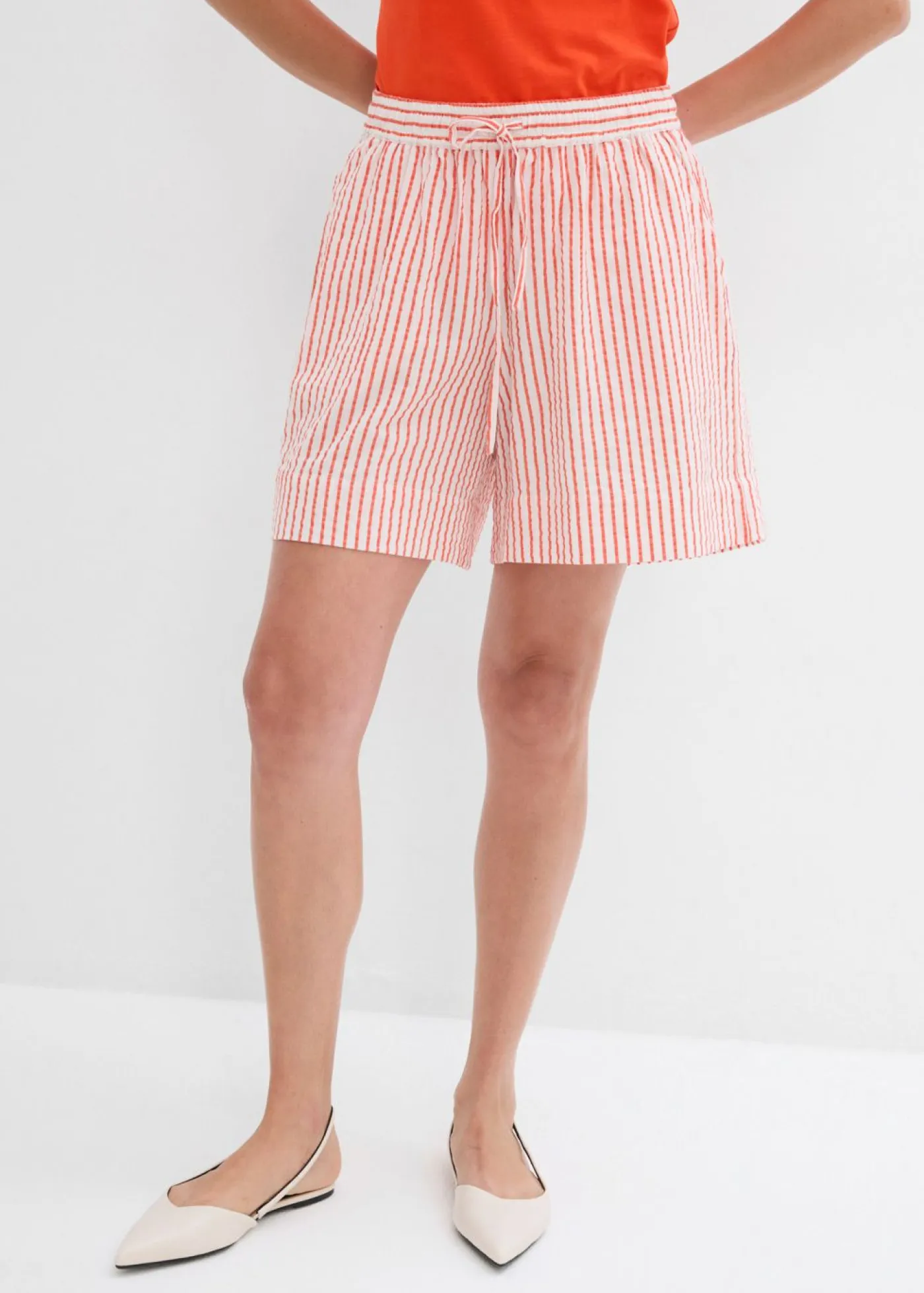 Online Pantalón corto de algodón puro Mujer Esenciales|Shorts
