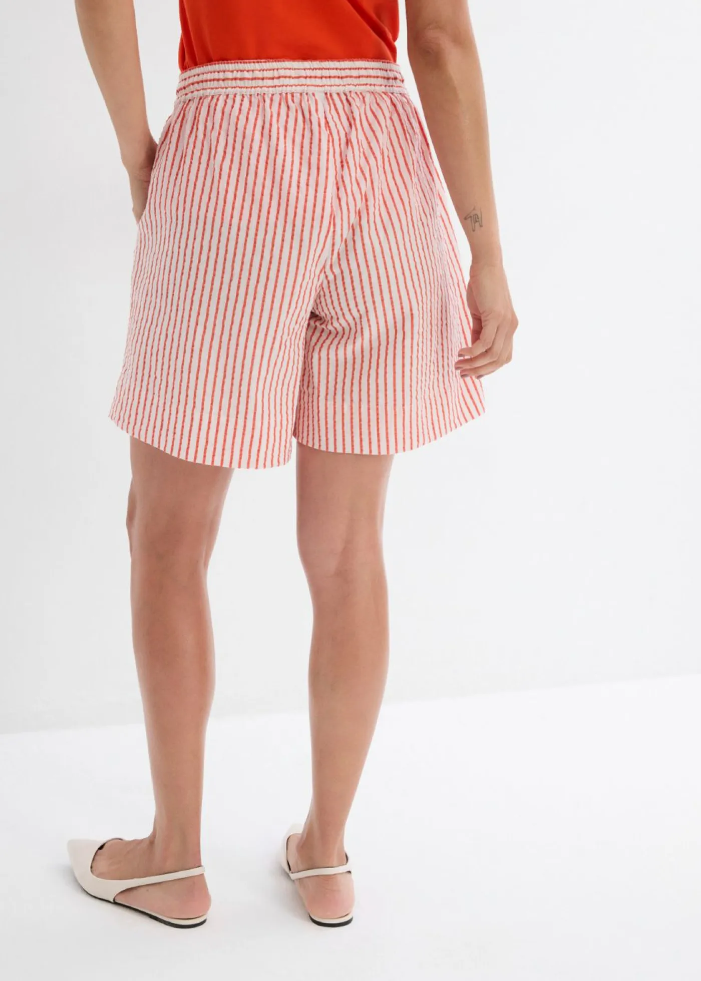 Online Pantalón corto de algodón puro Mujer Esenciales|Shorts
