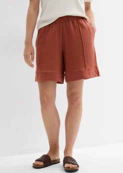 New Pantalón corto de chándal de mezcla de algodón Mujer Shorts|Ropa Cómoda