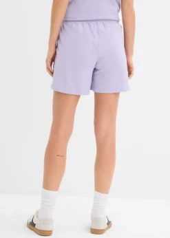 Outlet Pantalón corto de chándal de algodón puro Mujer Shorts|Ropa Cómoda