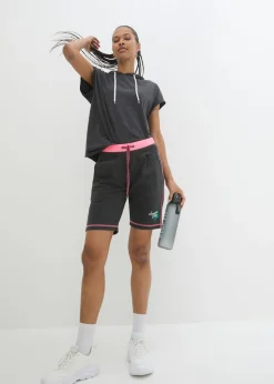 Online Pantalón corto de chándal de mezcla de algodón Mujer Conjuntos De Traje De Baño|Ropa De Playa